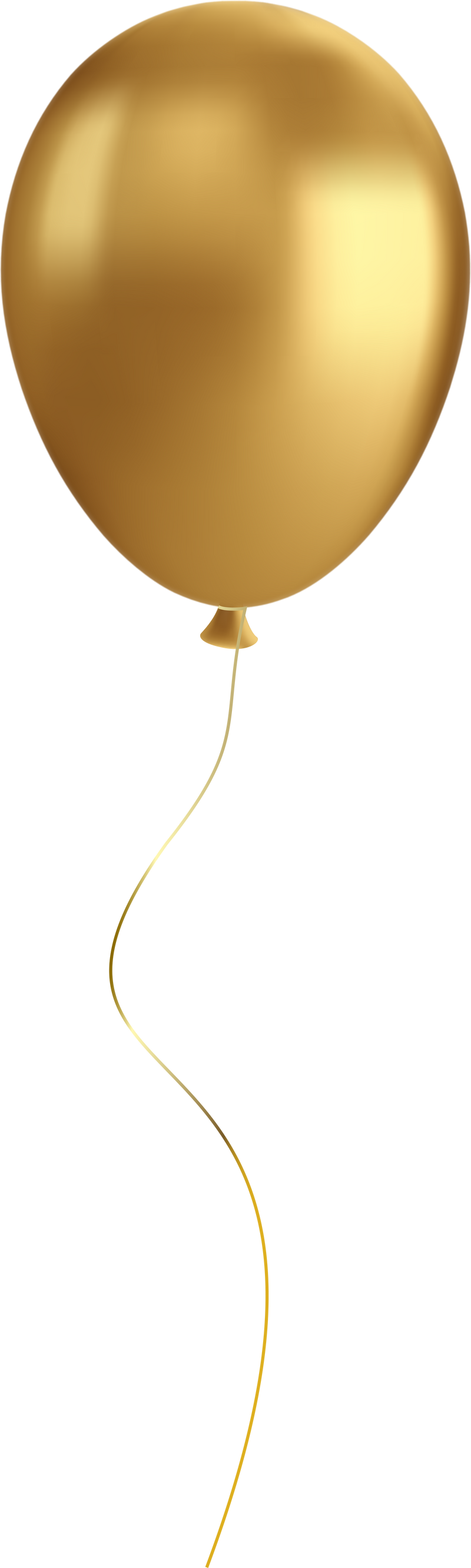 Gold balloon